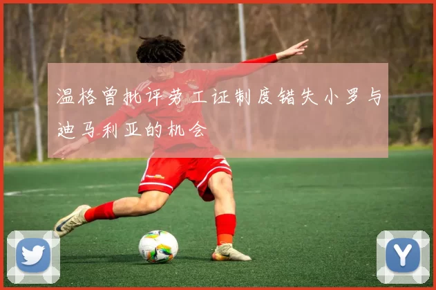 温格曾批评劳工证制度错失小罗与迪马利亚的机会